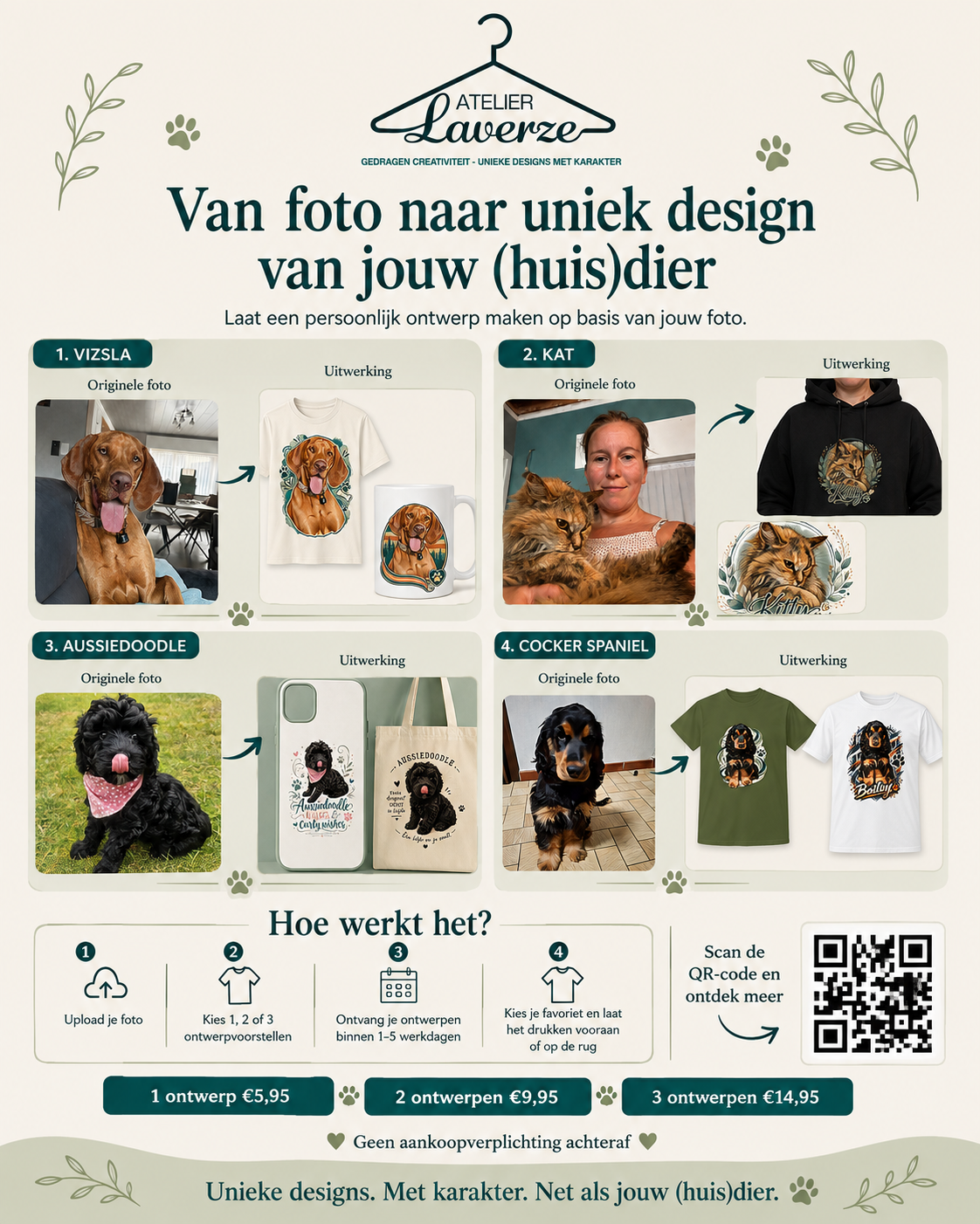 Jouw (huis)dier, uniek ontworpen