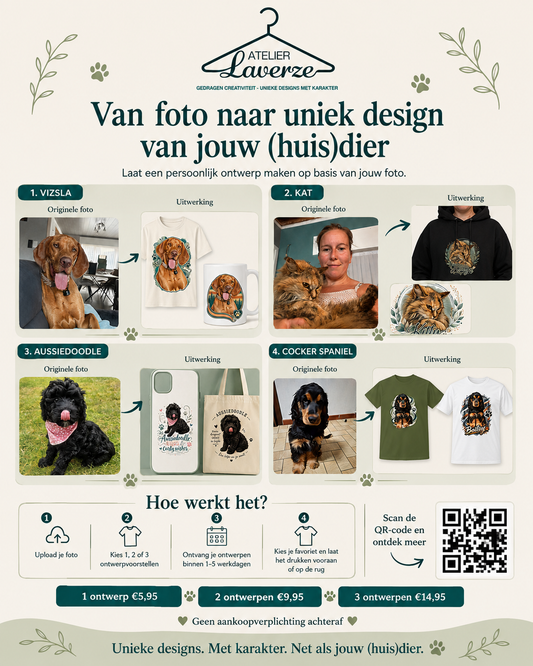 Jouw (huis)dier, uniek ontworpen