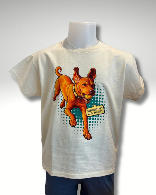 Kinder T-shirt / Niemand pakt de bal af!