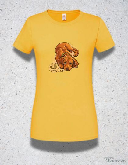 ZWAAR LEVEN (dames t-shirt)