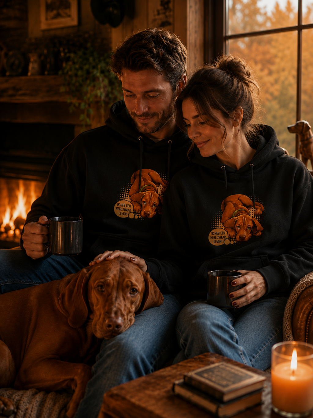 ZWAAR LEVEN (hoodie)