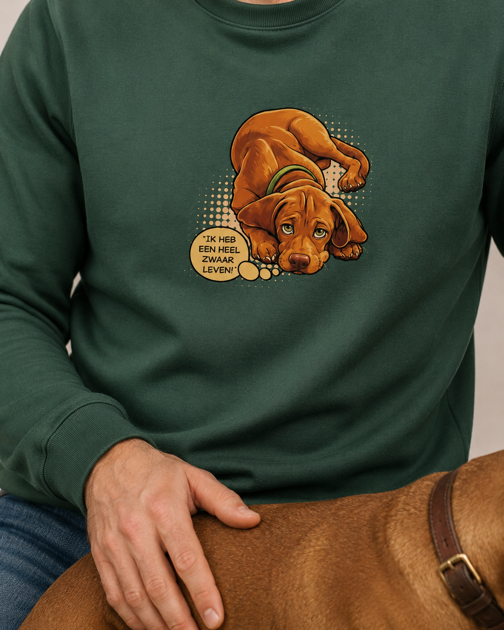 ZWAAR LEVEN (sweater)