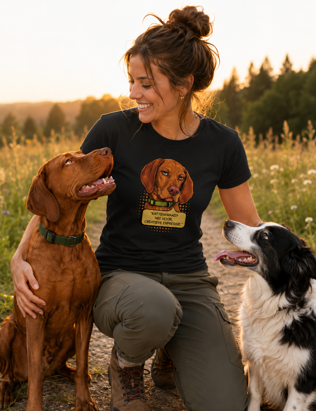 KATTENKWAAD (dames t-shirt)