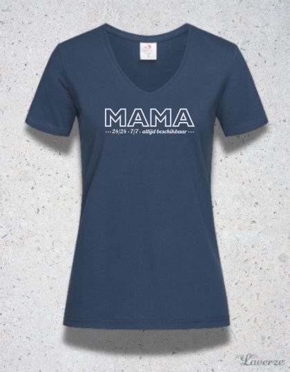 MAMA (t-shirt met v-hals)