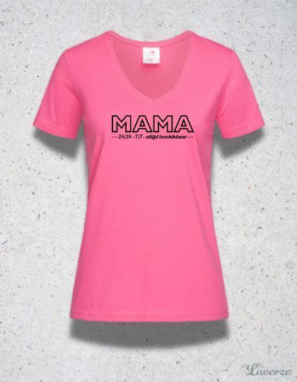 MAMA (t-shirt met v-hals)