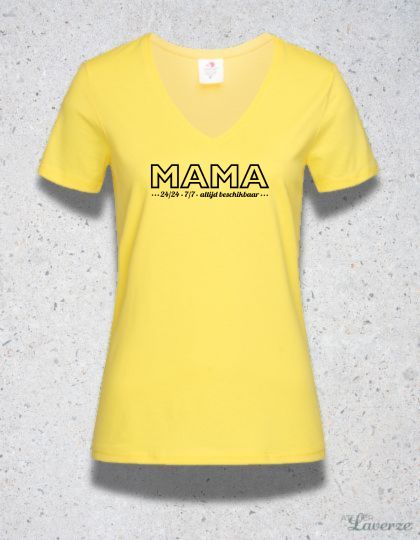 MAMA (t-shirt met v-hals)