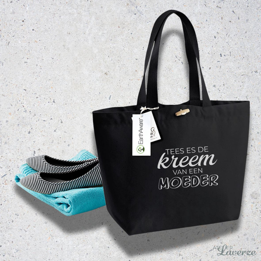 TEES ES DE KREEM VAN EEN MAMA (strandtas)