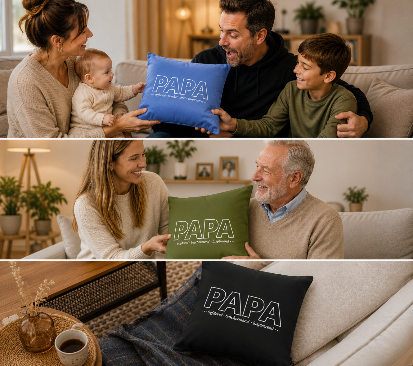 PAPA (kussenhoes met binnenkussen)