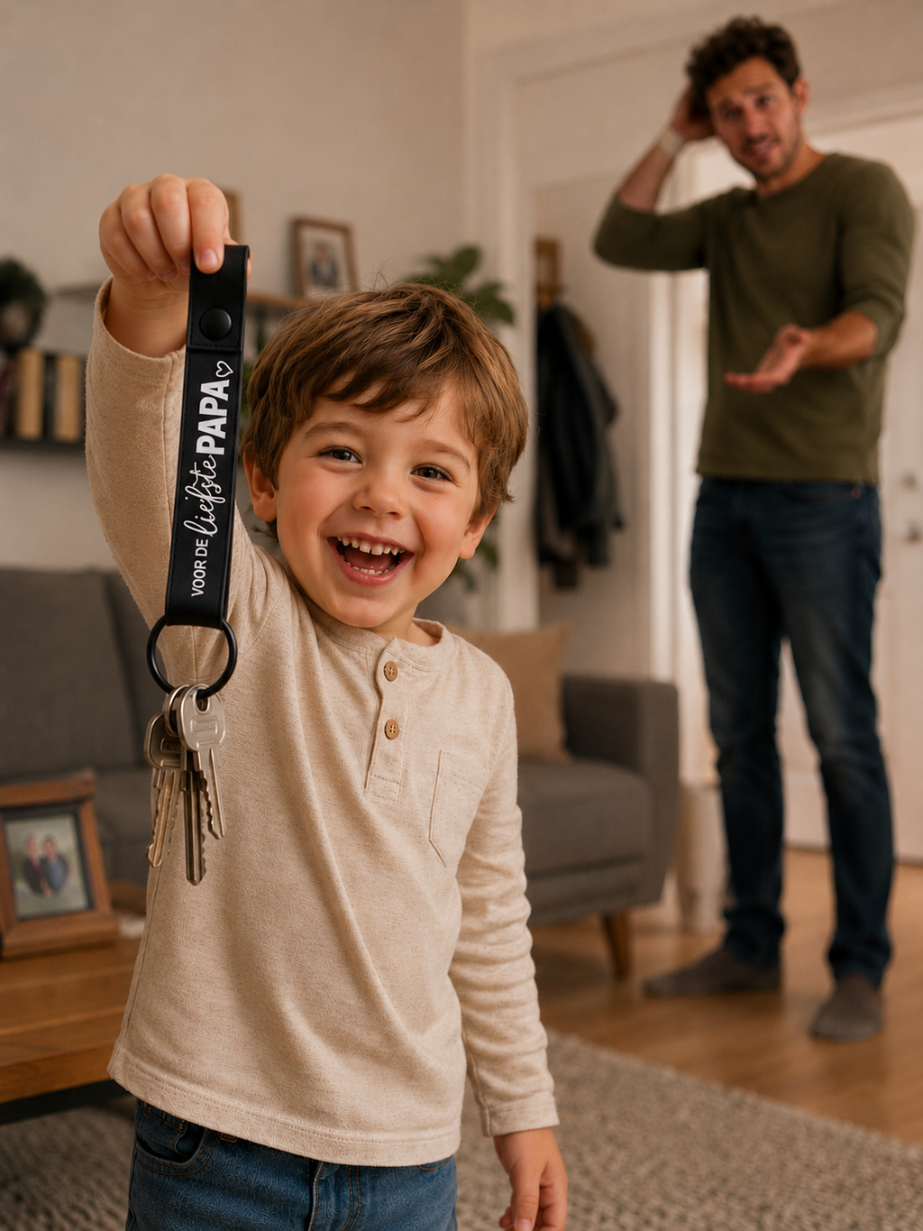 VOOR DE LIEFSTE PAPA (sleutelhanger)