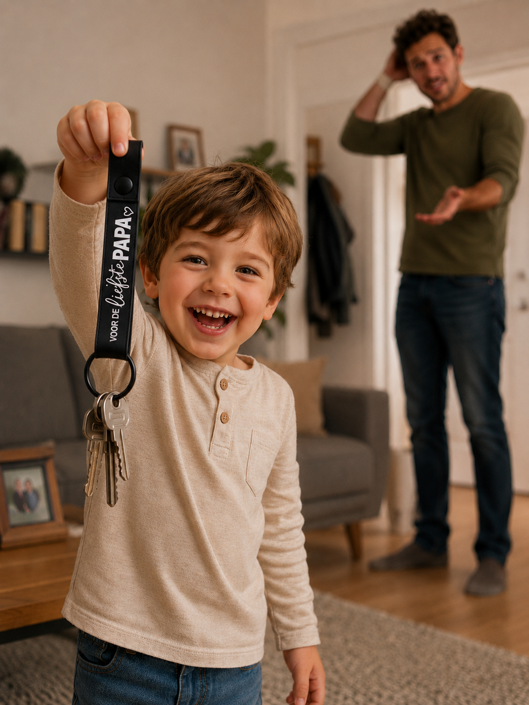 VOOR DE LIEFSTE PAPA (sleutelhanger)