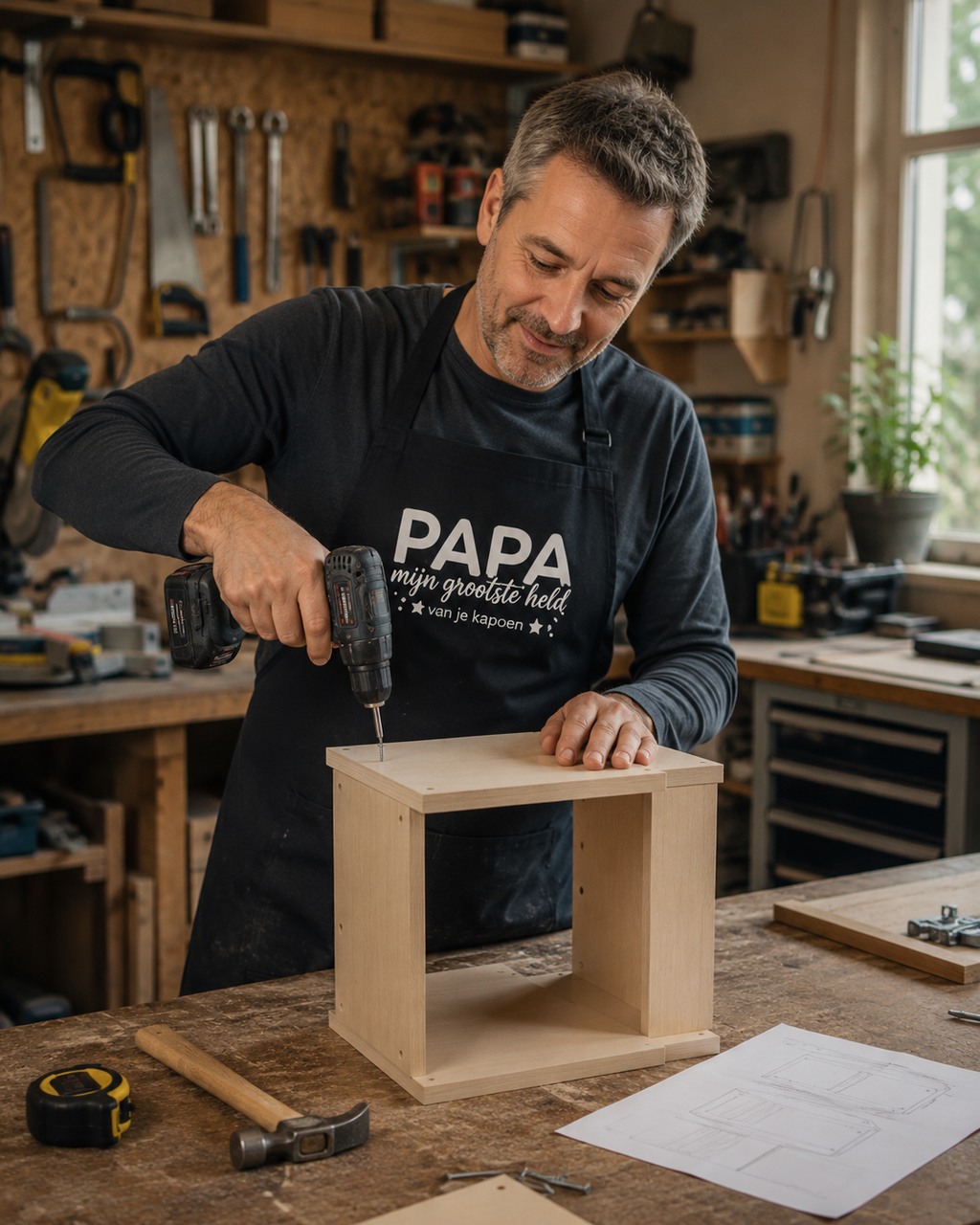 PAPA, MIJN GROOTSTE HELD (Schort)