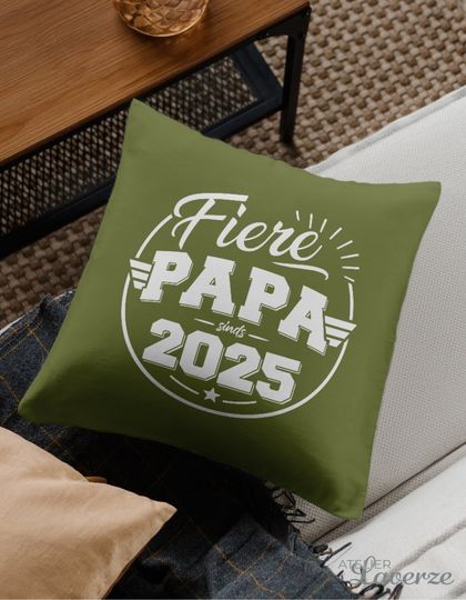 FIERE PAPA SINDS ... (Kussenhoes met binnenkussen)
