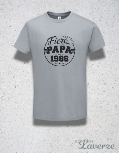 Unisex T-shirt / Fiere Papa sinds ...
