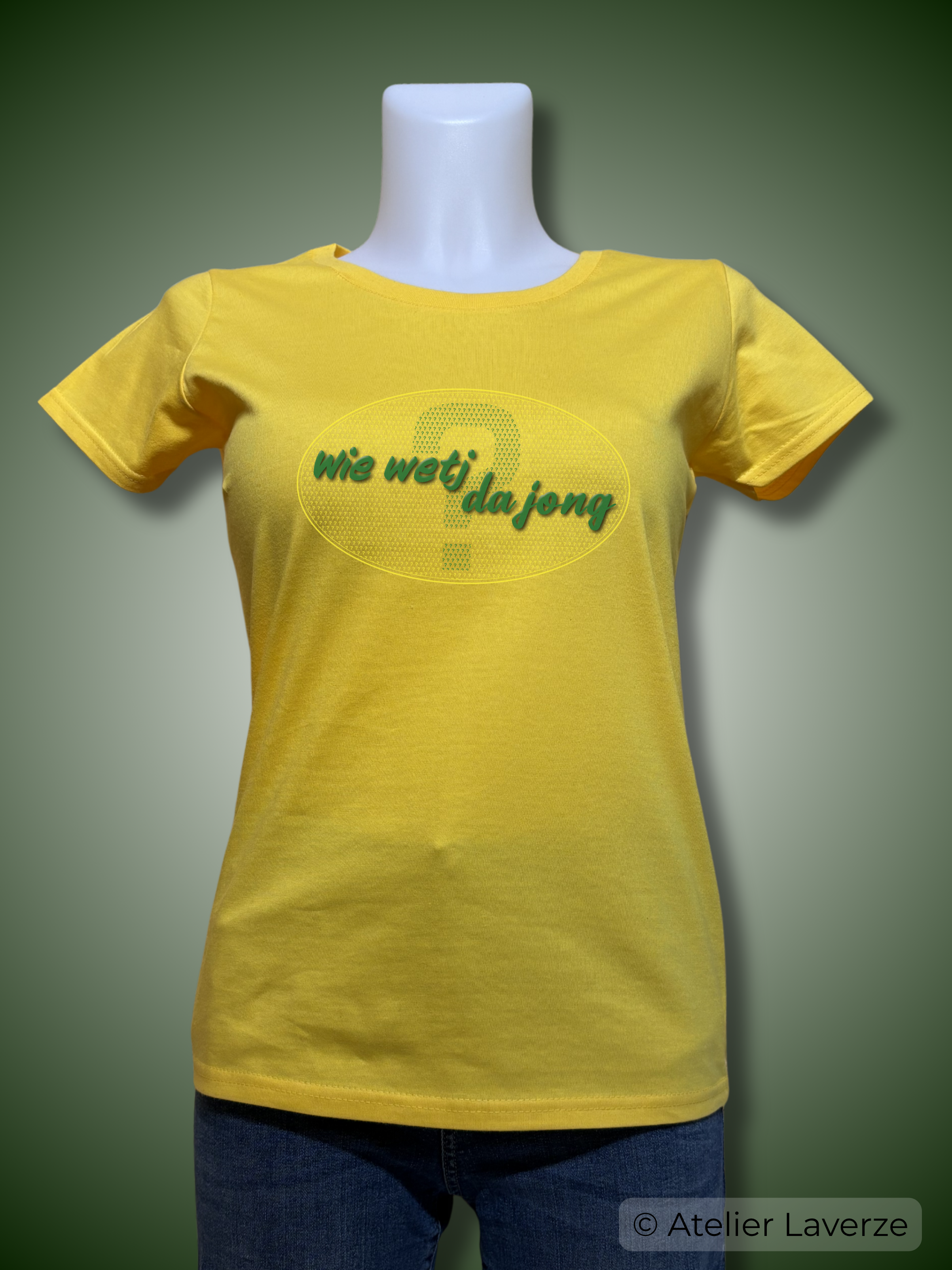WIE WETJ DA JONG (dames t-shirt)