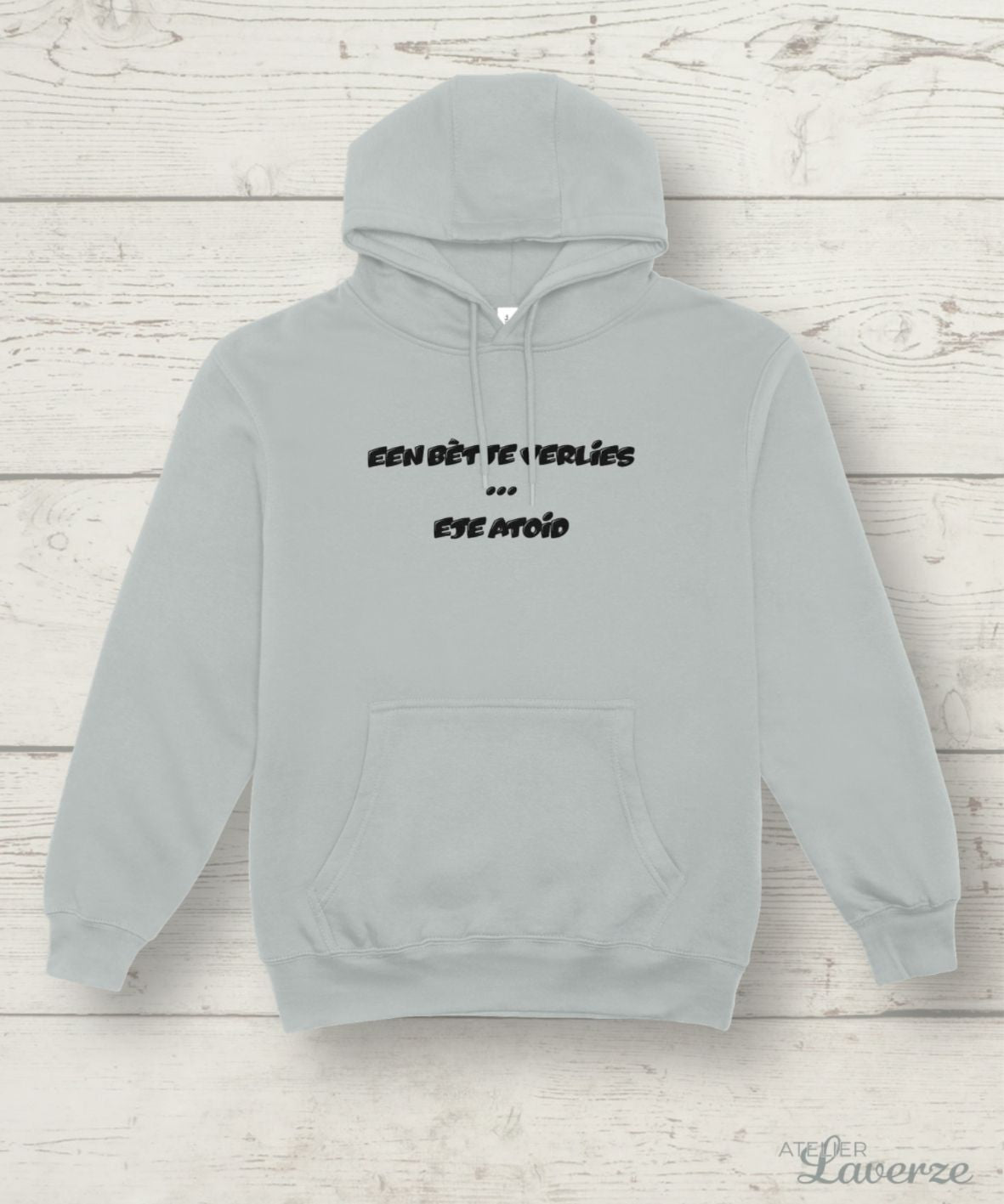 EEN BETJE VERLIES borstbedrukking (hoodie)