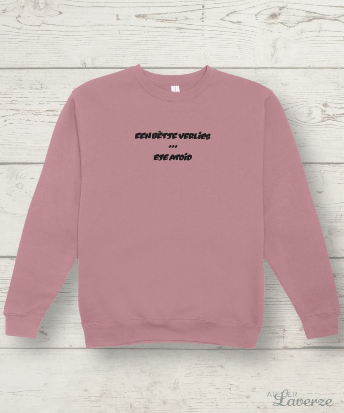 EEN BETJE VERLIES (dames sweater)