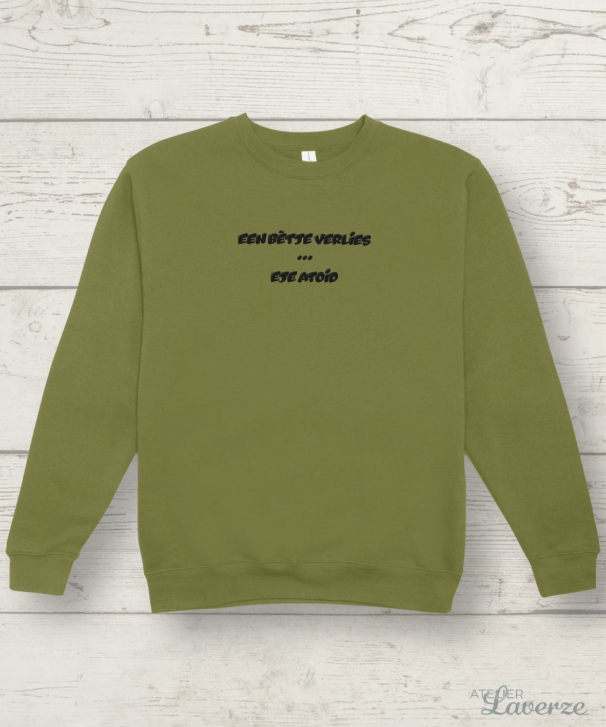 EEN BETJE VERLIES (dames sweater)
