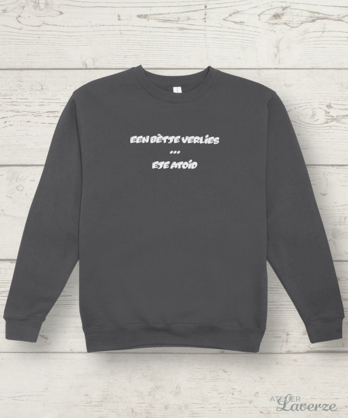 EEN BETJE VERLIES (dames sweater)