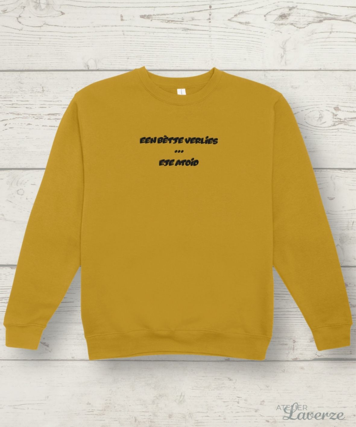 EEN BETJE VERLIES (dames sweater)