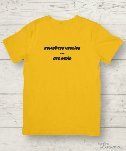 EEN BETJE VERLIES borstbedrukking (heren t-shirt)