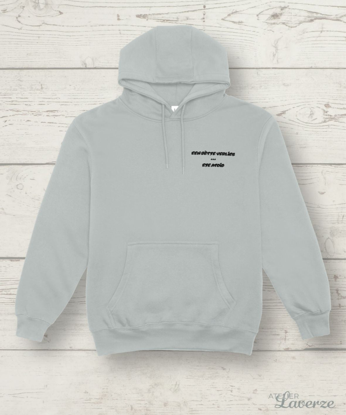 EEN BETJE VERLIES borstbedrukking (hoodie)