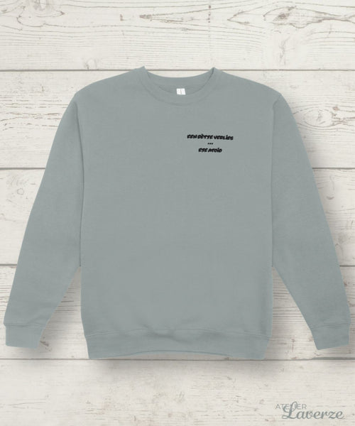 EEN BETJE VERLIES borstbedrukking (dames sweater)