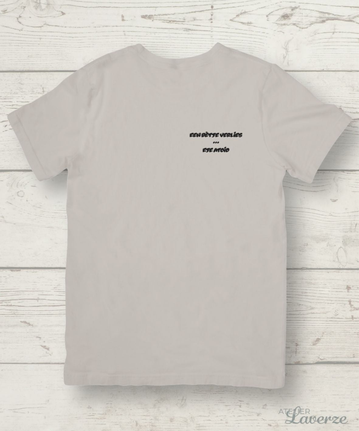 EEN BETJE VERLIES borstbedrukking (dames t-shirt)