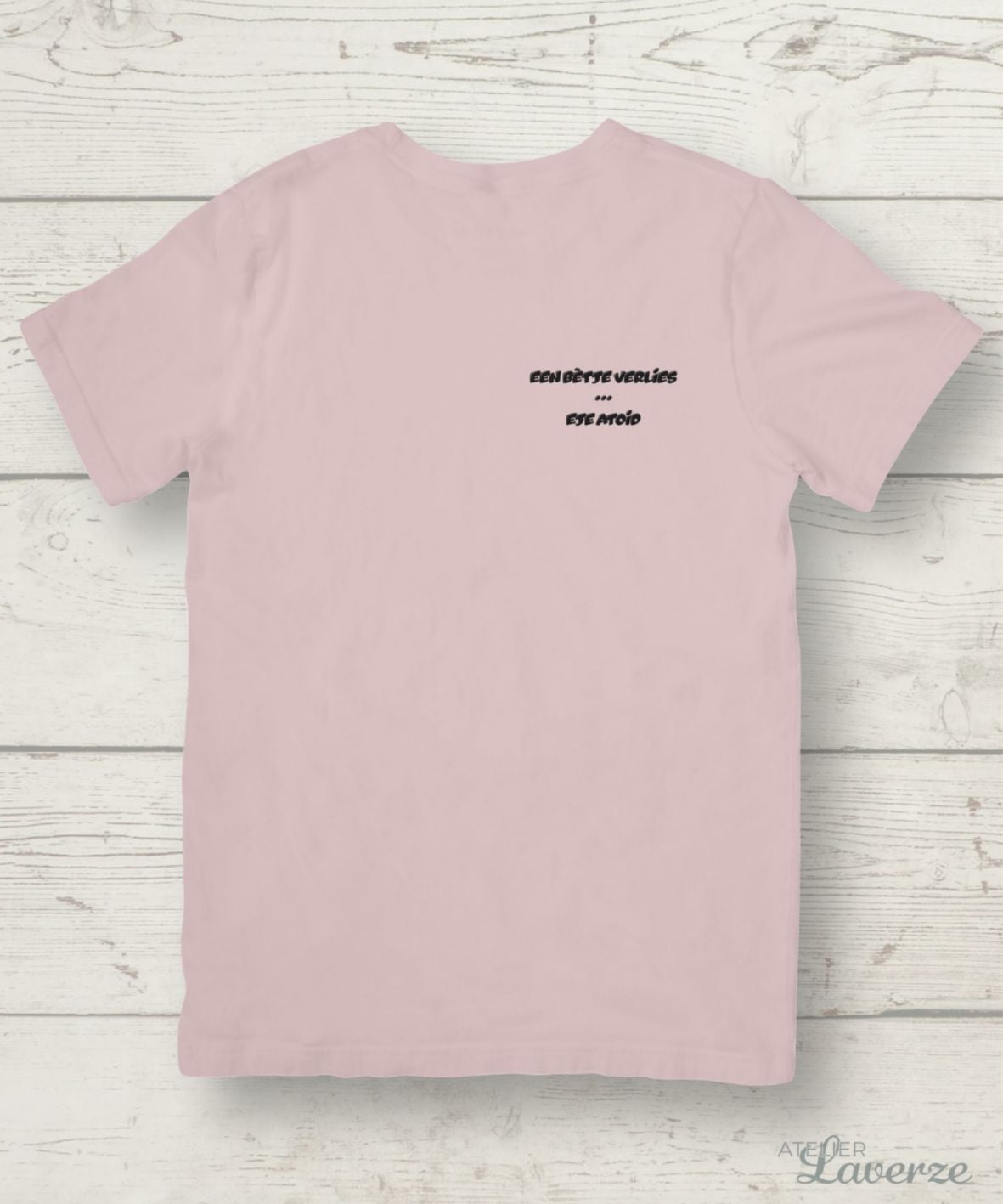 EEN BETJE VERLIES borstbedrukking (dames t-shirt)