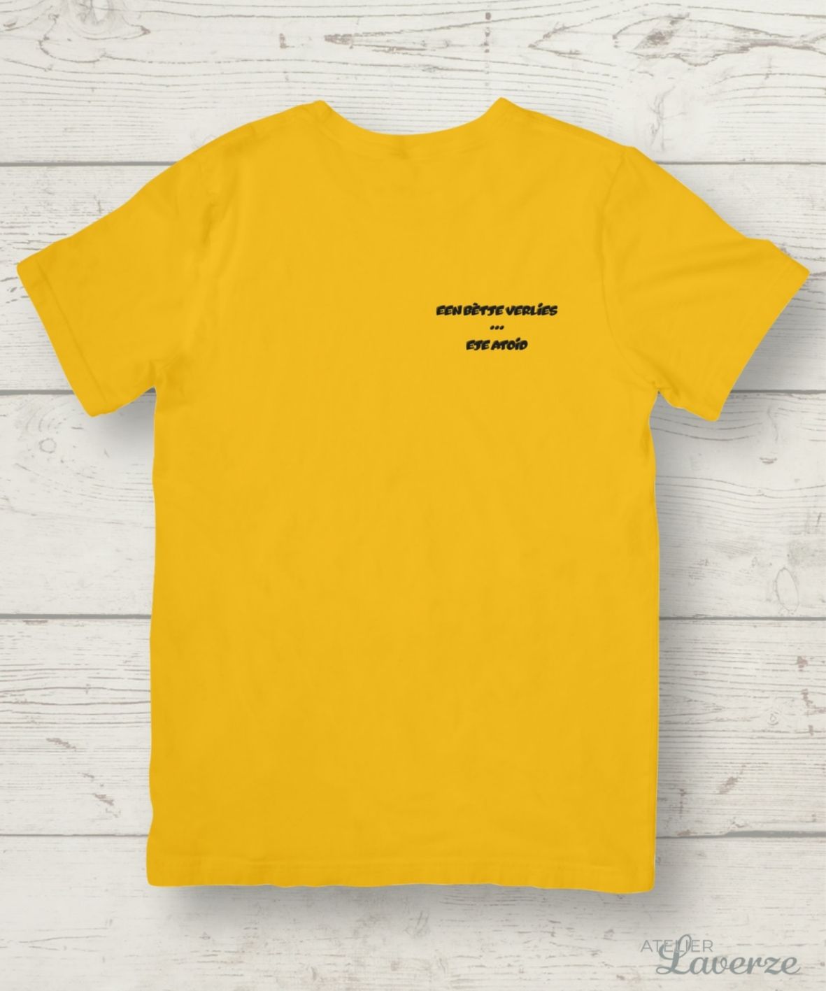 EEN BETJE VERLIES borstbedrukking (dames t-shirt)