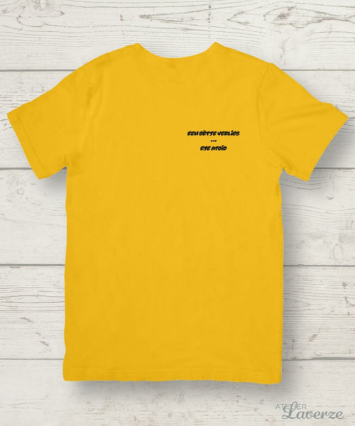 EEN BETJE VERLIES borstbedrukking (heren t-shirt)