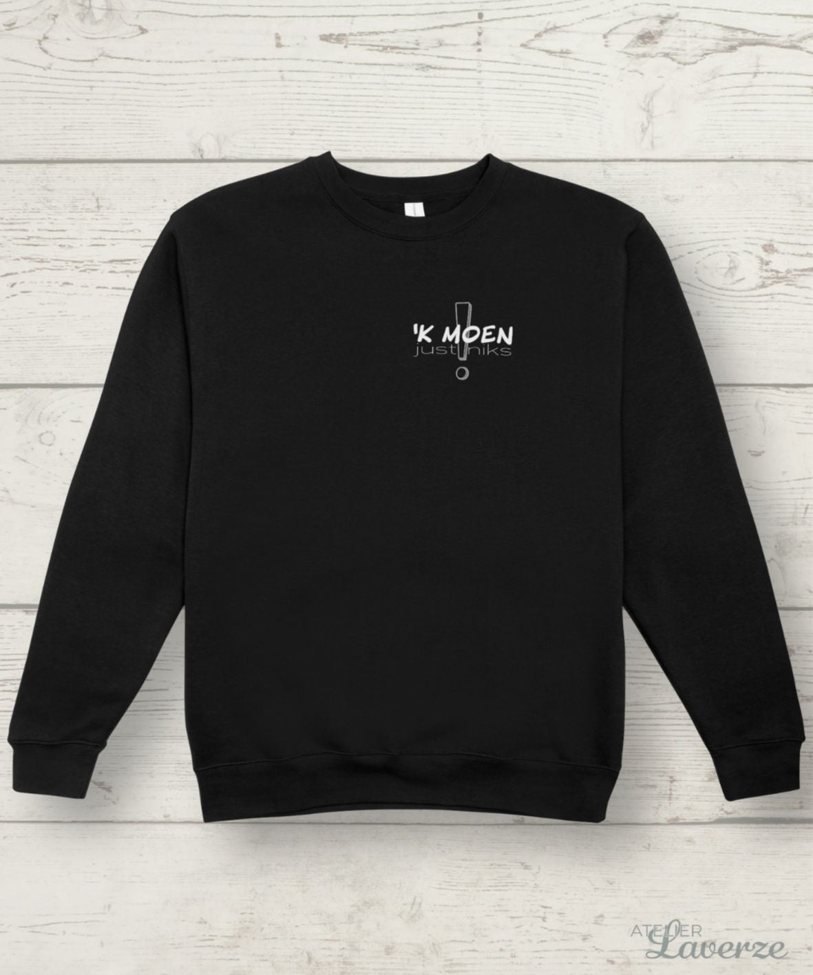 KMOEN JUST NIKS borstbedrukking (dames sweater)