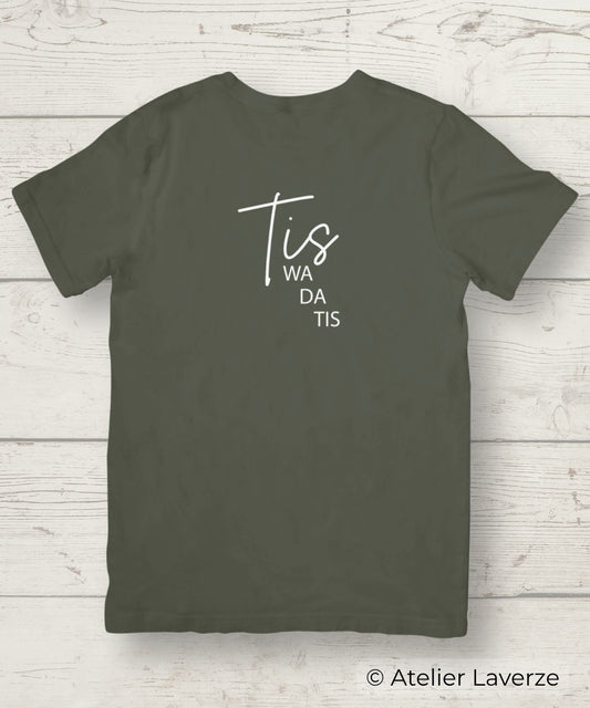 Dames T-shirt / Tis we da Tis