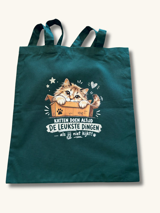 Shopper / Katten doen altijd de leukste dingen
