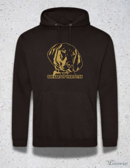 HART OP VIER POTEN (Hoodie)