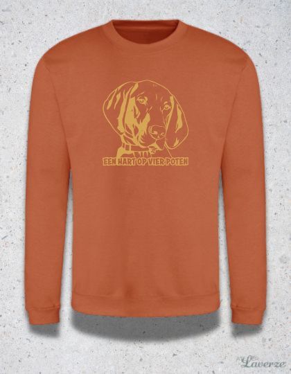 HART OP VIER POTEN (Unisex sweater)