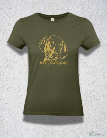 EEN HART OP VIER POTEN (Dames T-shirt)
