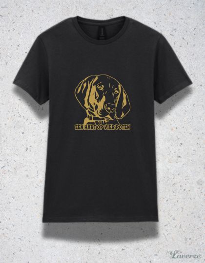 EEN HART OP VIER POTEN (Dames T-shirt)
