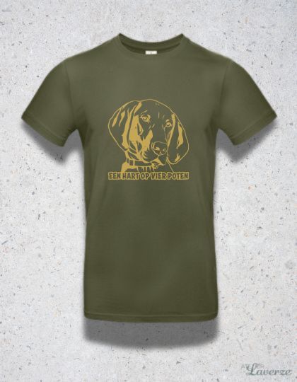 HART OP VIER POTEN (Unisex t-shirt)