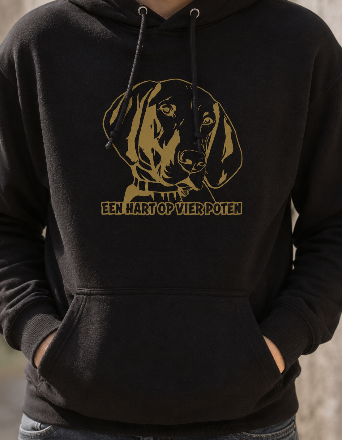 HART OP VIER POTEN (Hoodie)
