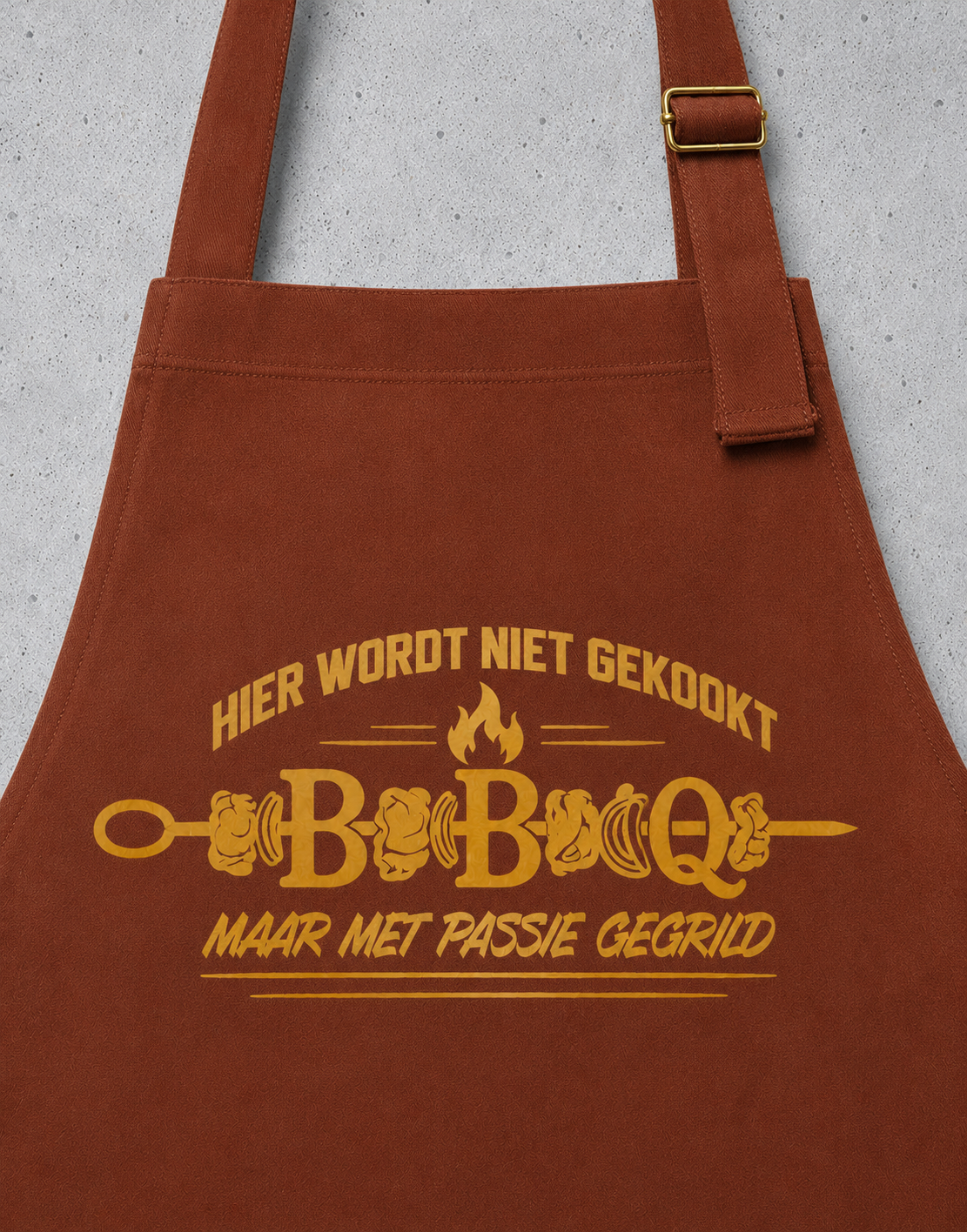 BBQ - MET PASSIE GEGRILD (schort)