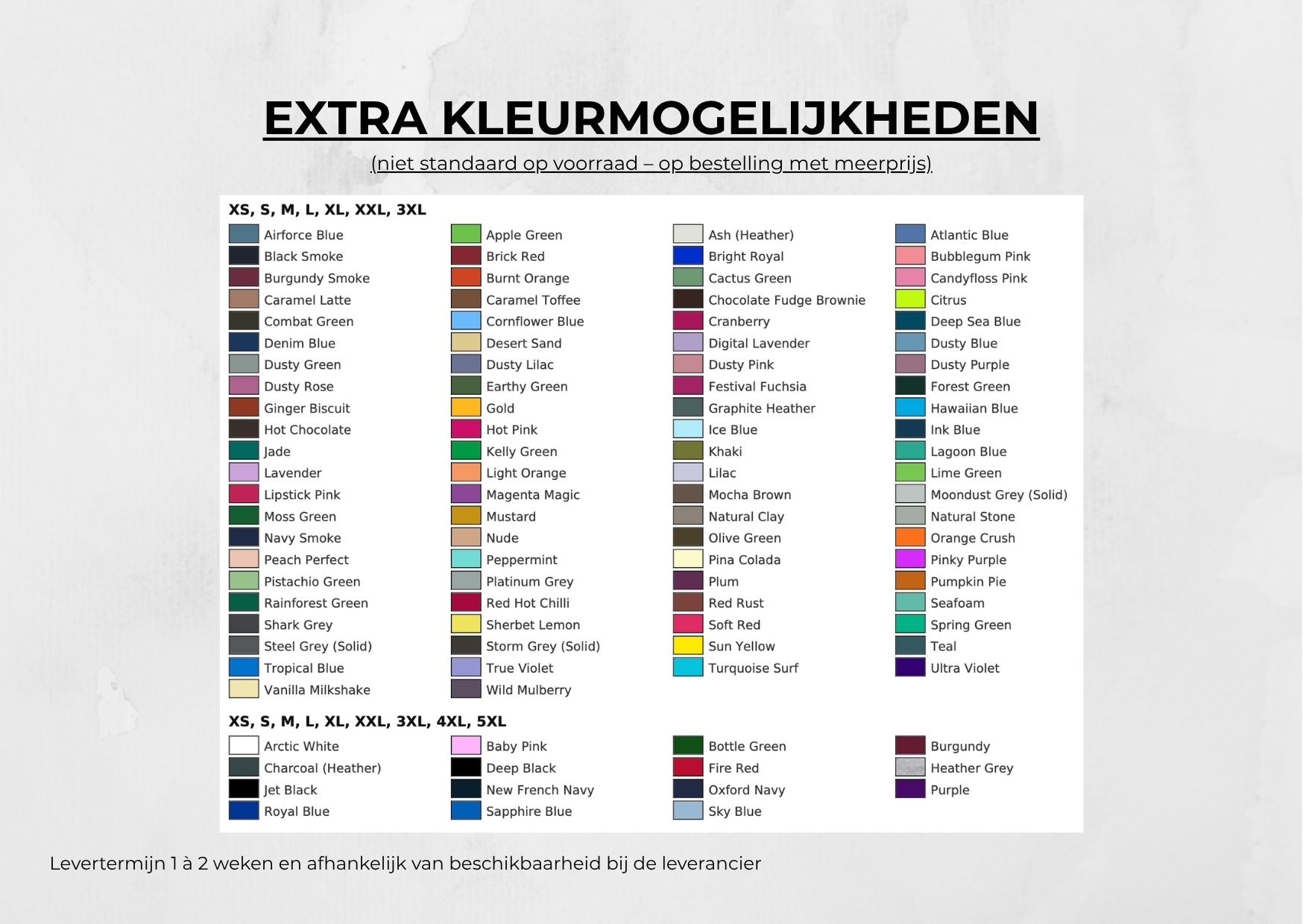 GEPERSONALISEERDE HOODIE - UNISEX (uit voorraad)