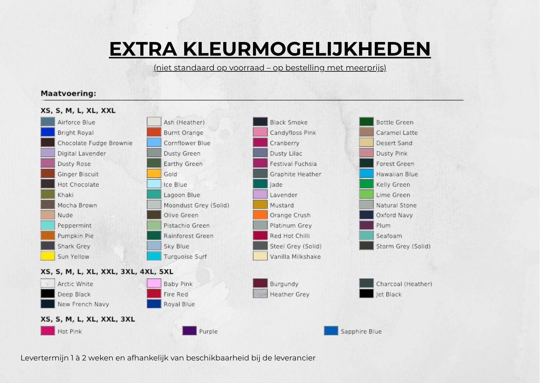 GEPERSONALISEERDE SWEATER - UNISEX (uit voorraad)