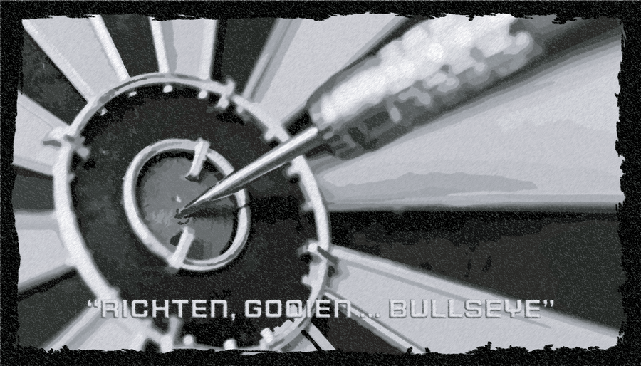 Richten, Gooien… Bullseye